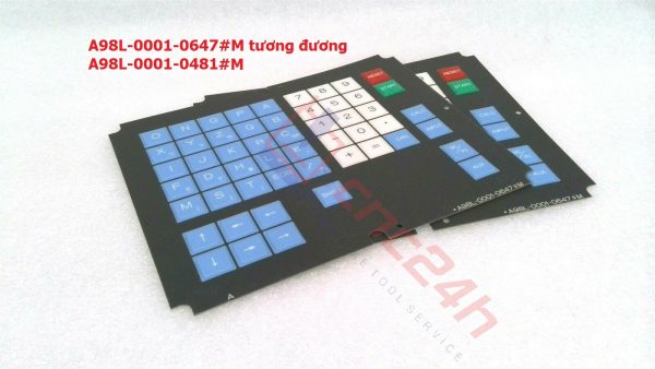 A98L-0001-0481#M - Decal phím bấm Fanuc 10M