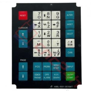 A98L-0001-0518#T Silicon 0.9mm - Decal phím bấm Fanuc 0T