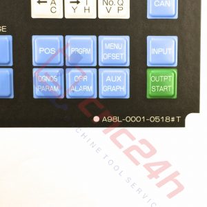 A98L-0001-0518#T Silicon 0.9mm - Decal phím bấm Fanuc 0T