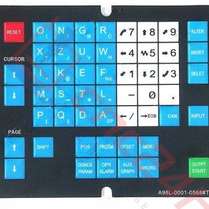 A98L-0001-0568#T Bản VN 0.5mm - Decal phím bấm Fanuc 0T