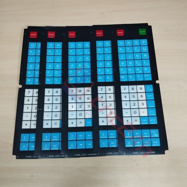 A98L-0001-0646 - Decal phím bấm Fanuc 11M 15M loại dài