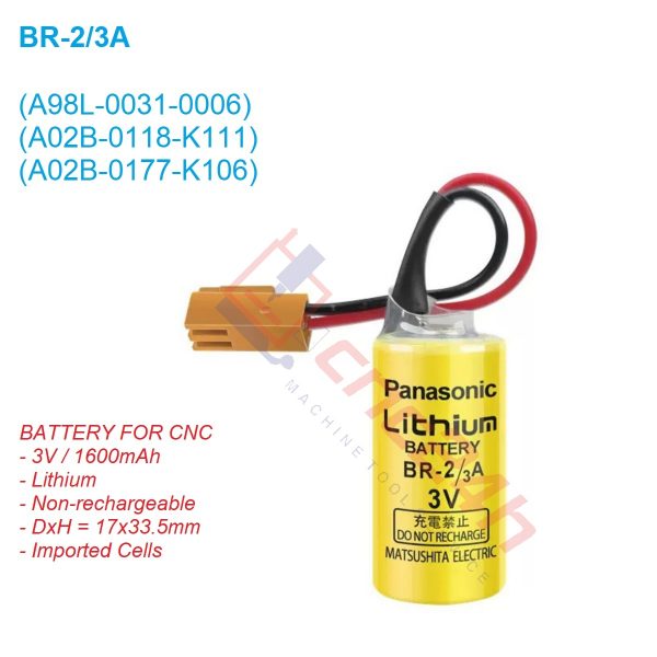 PIN LITHIUM PANASONIC BR-2/3A