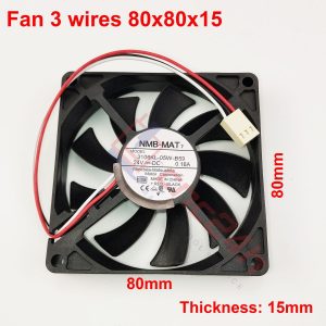 Quạt tản nhiệt 3 dây 80x80x15 8015 3106KL-05W-B59 24V 0.16A
