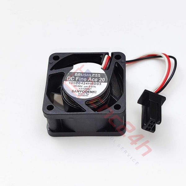 Quạt tản nhiệt 3 dây 40x40x20 4020 SanyoDenki 109P0424H6D03 24V 0.07A. Lắp cho các Controller Fanuc 16/18/21, Fanuc 16i/18i/21i, driver Fanuc