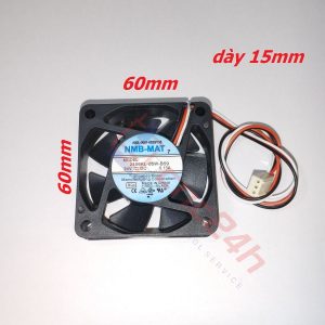 Quạt tản nhiệt CNC 3 dây - Quạt tản nhiệt 3 dây cho máy CNC Fanuc - 60x60x15mm 6015