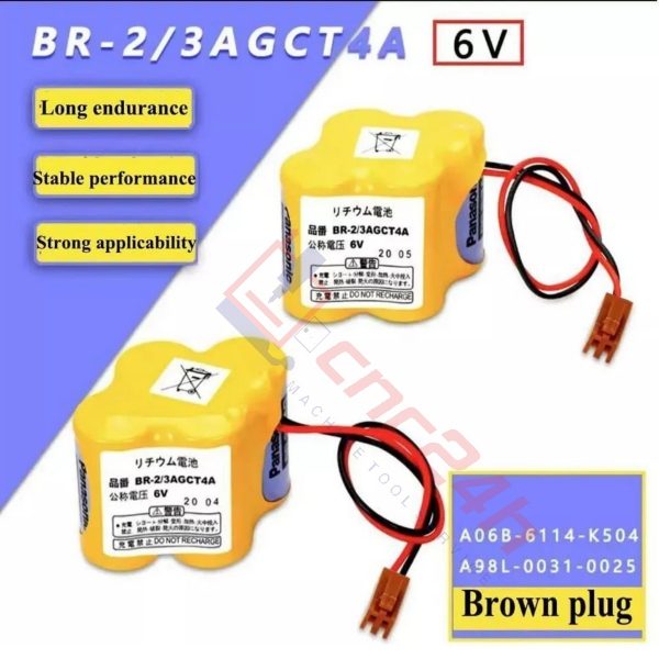 Pin Panasonic BR-2/3AGCT4A A98L-0031-0025, 6V 4400mAh
