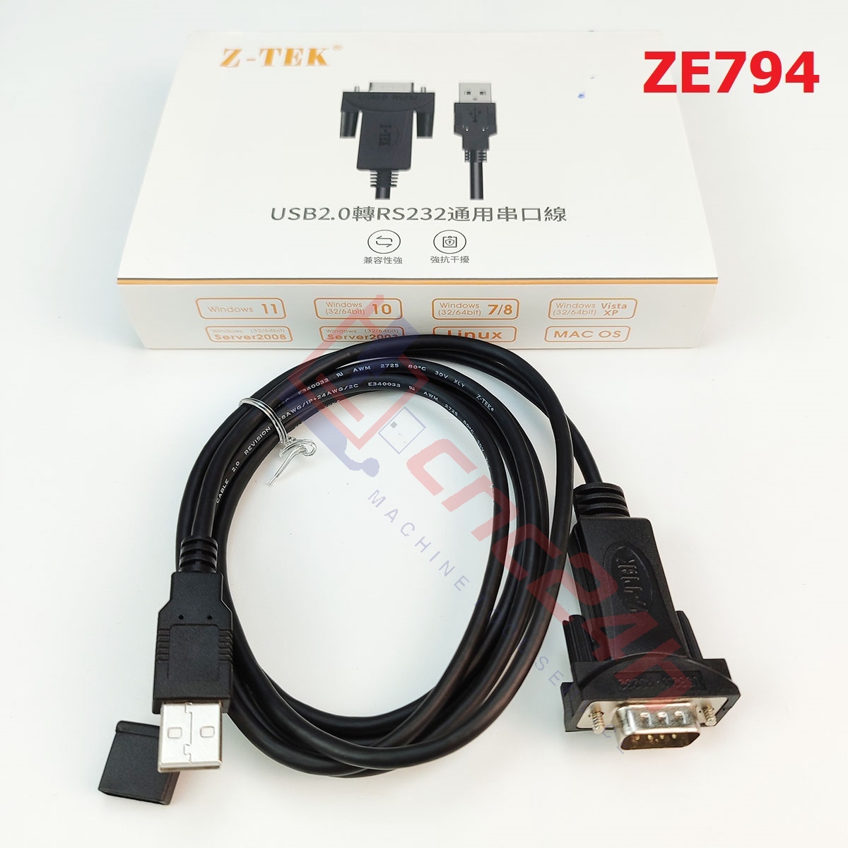 Cáp USB COM Z-TEK ZE794 (cáp USB to RS232) sử dụng chip thương mại