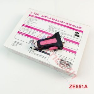 Đầu chuyển USB COM Z-TEK ZE551A (USB to RS232) sử dụng chip FTDI, chuyên dùng cho máy CNC, độ ổn định cao, không lỗi, free driver Win 7/8/10/11, LINUX