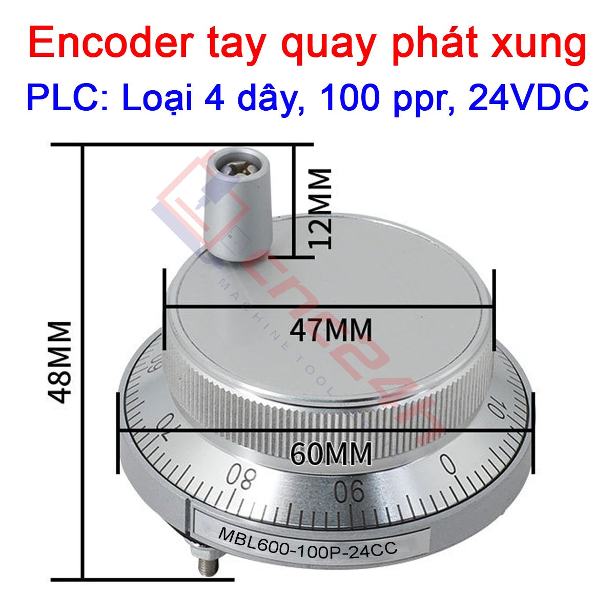 H16 Encoder tay quay phát xung được dùng thay thế cho các loại handle, hanwheel, MPG của máy phay, tiện CNC. Giải pháp điều khiển chính xác cho máy CNC, PLC
