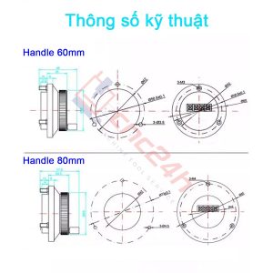 Encoder tay quay phát xung được dùng thay thế cho các loại handle, hanwheel, MPG của máy phay, tiện CNC. Giải pháp điều khiển chính xác cho máy CNC, PLC