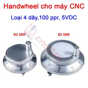 Encoder tay quay phát xung được dùng thay thế cho các loại handle, hanwheel, MPG của máy phay, tiện CNC. Giải pháp điều khiển chính xác cho máy CNC, PLC