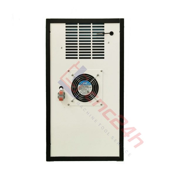 Máy lạnh tủ điện khô CAWS-800 800W (điều hòa tủ điện) bản tiêu nước, lắp cho tủ điện máy CNC. Dải công suất lạnh: 300W, 500W, 800W... 2000W.