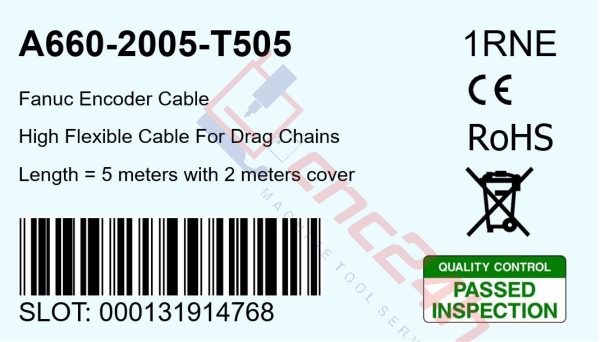 CÁP ENCODER FANUC SERVO ALPHA-I BETA-I SERIES - MỀM DẺO, CHỊU UỐN XOẮN, CHỐNG MÀI MÒN, KHÓ RÁCH, CHUYÊN DÙNG CHO CHUYỂN ĐỘNG LIÊN TỤC