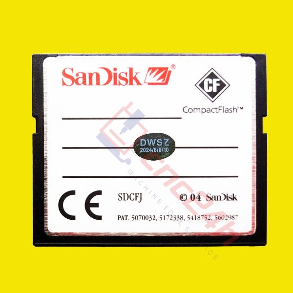 Thẻ CF Sandisk cho máy CNC, model: SDCFB và SDCFJ, tốc độ 133x, dung lượng: 8MB /16MB /32MB /64MB /128MB /256MB /512MB /1GB /2GB... R 20MB/s W 16MB/s