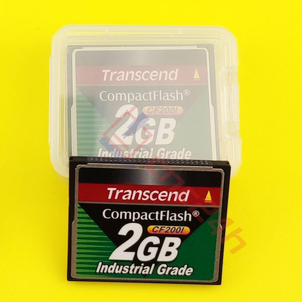 Thẻ CF Transcend cho máy CNC, model CF200I, 200x, chuẩn công nghiệp, dung lượng: 256MB / 512MB / 1GB / 2GB / 4GB / 8GB Read 30MB/s - Write 10MB/s. Hàng mới 100%.