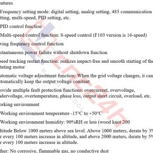 Biến tần YSD EA200 - Dùng cho máy CNC và các dây chuyền sản xuất công nghiệp.