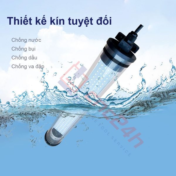 Đèn chiếu sáng máy CNC - Đèn ống LED CNC - Đế xoay 360 độ - Chiếu sáng vùng gia công - Chống nước / bụi / dầu / va đập.