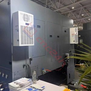 Máy lạnh tủ điện khô CAWS-1500 1500W (điều hòa tủ điện) bản tiêu nước, lắp cho tủ điện máy CNC. Dải công suất lạnh: 300W, 500W, 800W... 2000W.