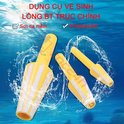 Dụng cụ vệ sinh trục chính của máy phay CNC sẽ loại bỏ cặn bẩn, các phoi bám trong lồng trục chính,....giúp bảo dưỡng trục chính sạch sẽ, hoạt động trơn tru, hiệu quả và ổn định hơn.