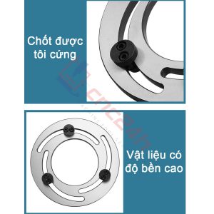 Vòng sửa chấu mâm cặp thủy lực giúp máy tiện CNC của bạn định tâm chấu kẹp, tăng lực kẹp phôi đều hơn, giảm rung lắc khi gia công, tăng độ chính xác,...