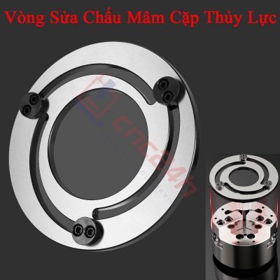 Vòng sửa chấu mâm cặp thủy lực giúp máy tiện CNC của bạn định tâm chấu kẹp, tăng lực kẹp phôi đều hơn, giảm rung lắc khi gia công, tăng độ chính xác,...