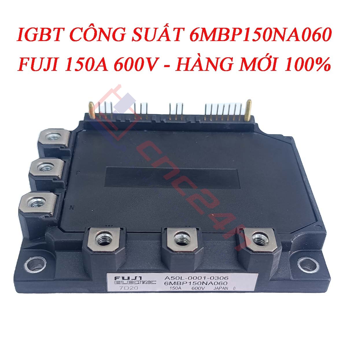 6MBP150NA060 -1 6MBP150NA060 là module IGBT công suất có dòng định mức 75A, điện áp 600V, với khả năng chịu tải ổn định và hiệu suất chuyển mạch cao. Sản phẩm được ứng dụng rộng rãi trong máy cnc, công nghiệp,...