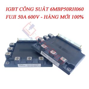 6MBP50RH060 là module IGBT công suất có dòng định mức 75A, điện áp 600V, với khả năng chịu tải ổn định và hiệu suất chuyển mạch cao. Sản phẩm được ứng dụng rộng rãi trong máy cnc, công nghiệp,...
