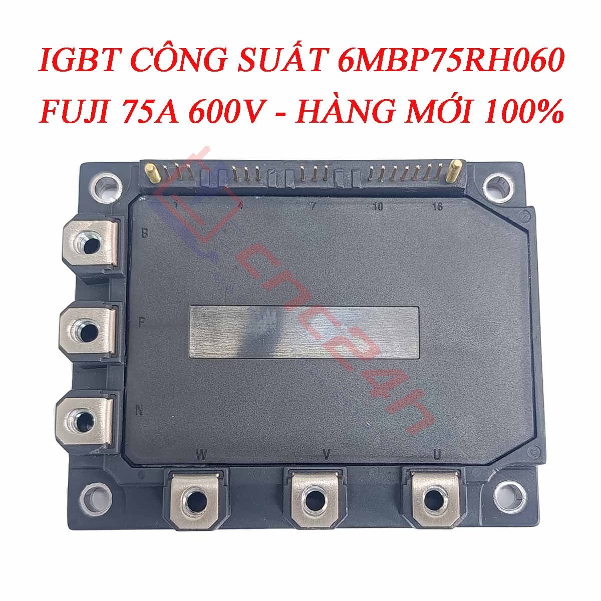 6MBP75RH060 -2 6MBP75RH060 là module IGBT công suất có dòng định mức 75A, điện áp 600V, với khả năng chịu tải ổn định và hiệu suất chuyển mạch cao. Sản phẩm được ứng dụng rộng rãi trong máy cnc, công nghiệp,...