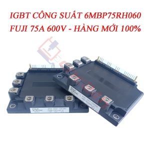 6MBP75RH060 là module IGBT công suất có dòng định mức 75A, điện áp 600V, với khả năng chịu tải ổn định và hiệu suất chuyển mạch cao. Sản phẩm được ứng dụng rộng rãi trong máy cnc, công nghiệp,...