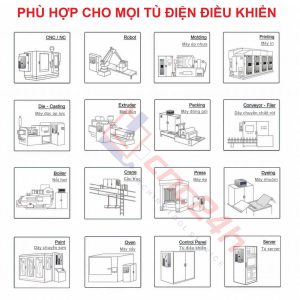 Máy lạnh tủ điện EA-2500XP 2500W máy lạnh khô cho máy CNC bền, rẻ, hiệu quả cao
