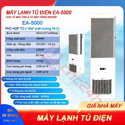 Máy lạnh tủ điện EA-5000 5000W máy lạnh khô cho máy CNC bền, rẻ, hiệu quả cao Máy lạnh tủ điện EA-5000 5000W máy lạnh khô cho máy CNC bền, rẻ, hiệu quả cao